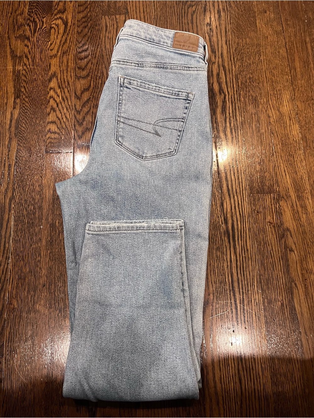 American Eagle Outfitters Light Blue Denim Jeans - Picture 2 of 3